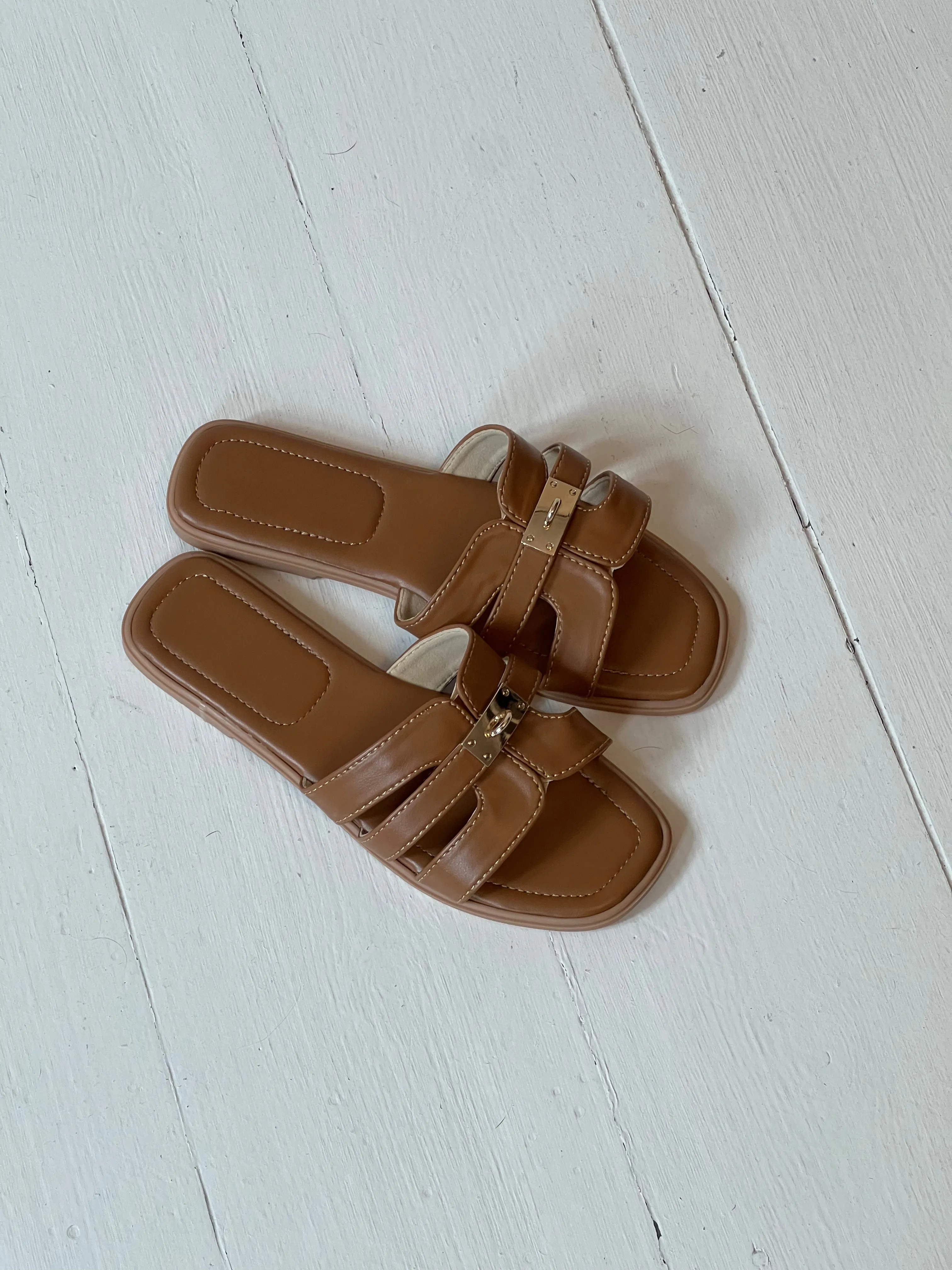 Arta sandals - Camel