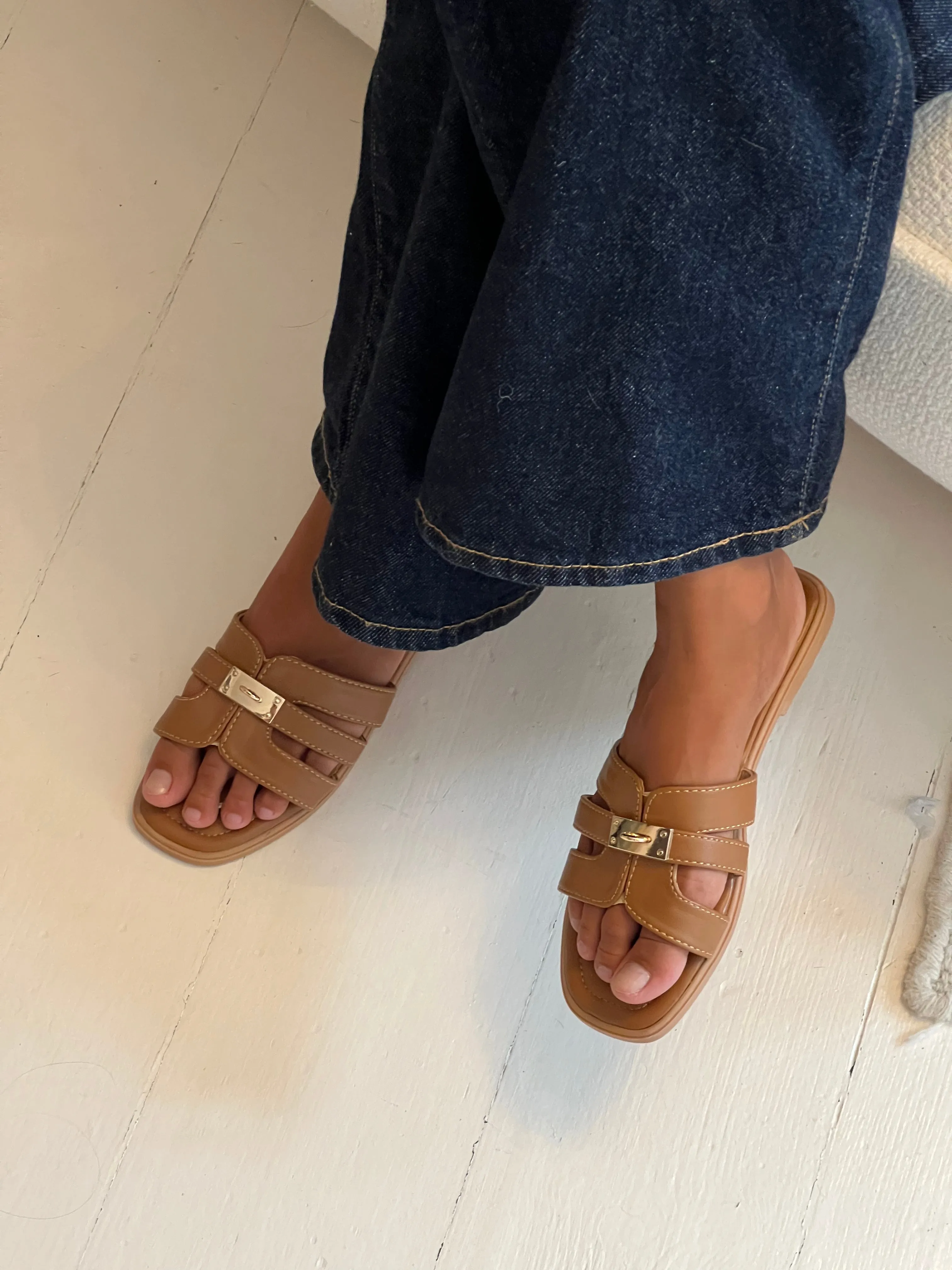 Arta sandals - Camel