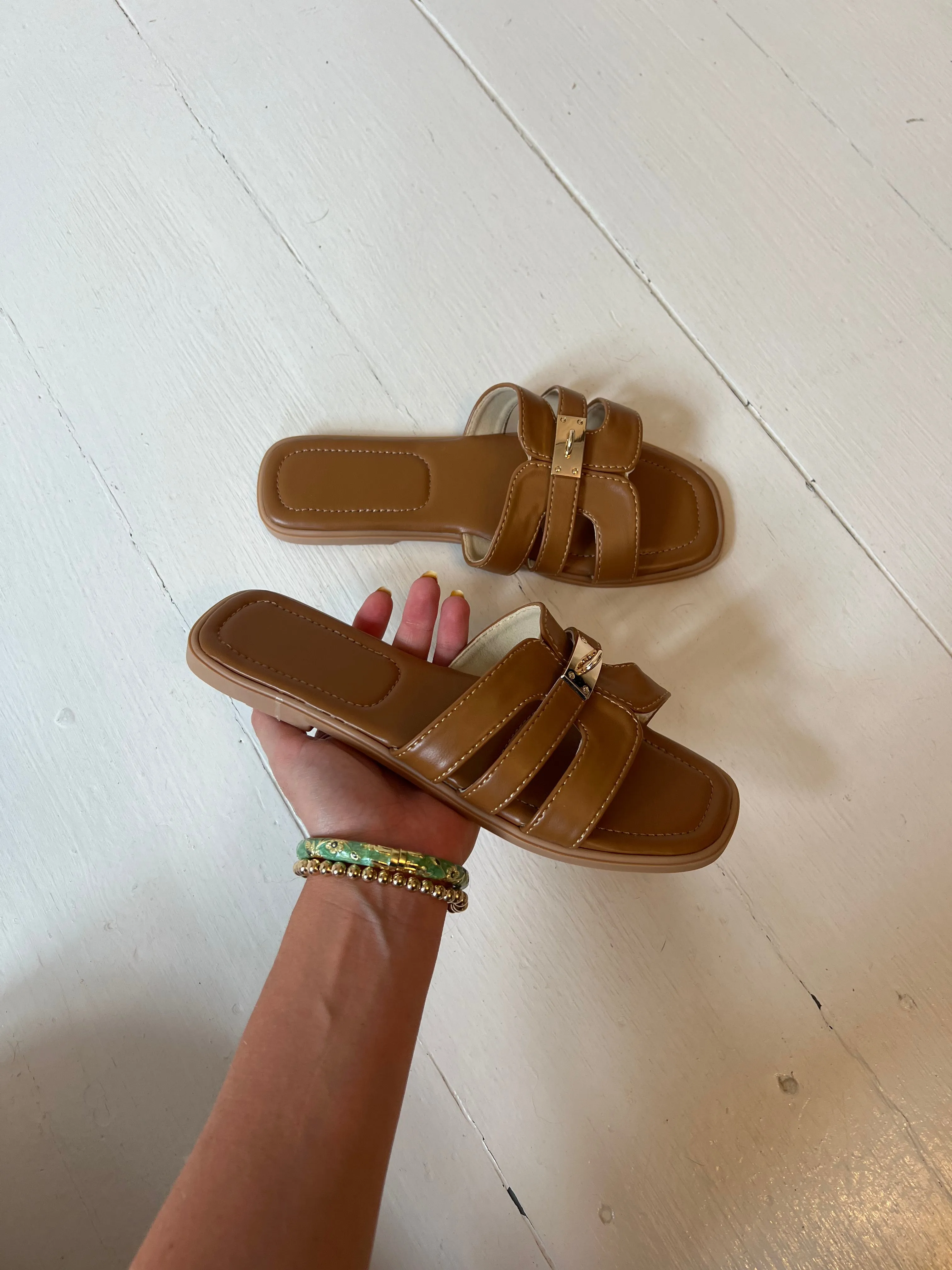 Arta sandals - Camel