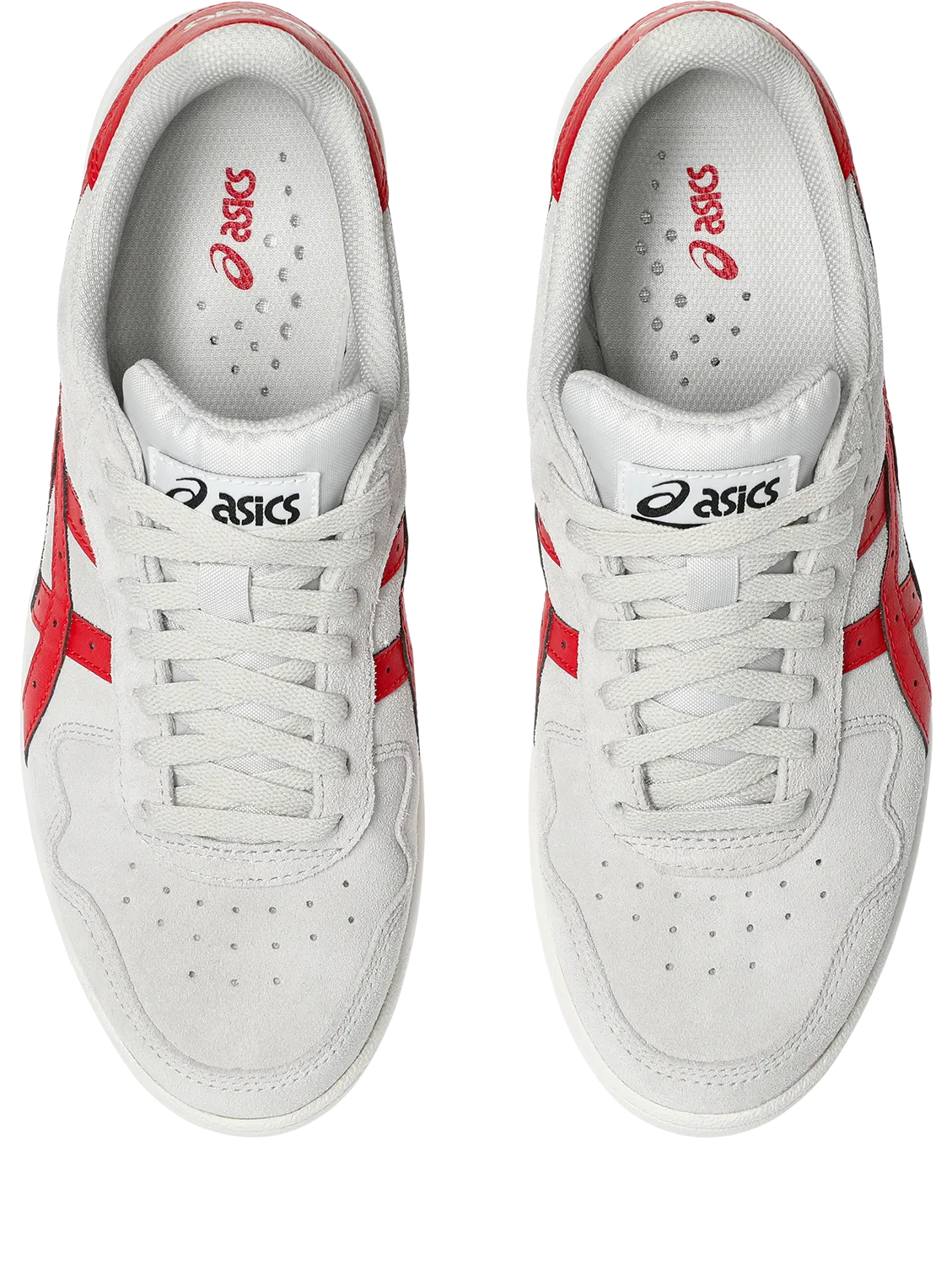 Asics - Japan Pro in Cloud Grey/Classic Red