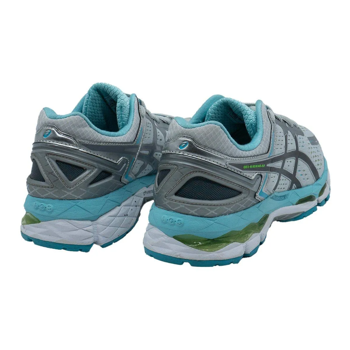 Asics Kayano 22 Running Sport Shoes Fabric Blue Colour For Women