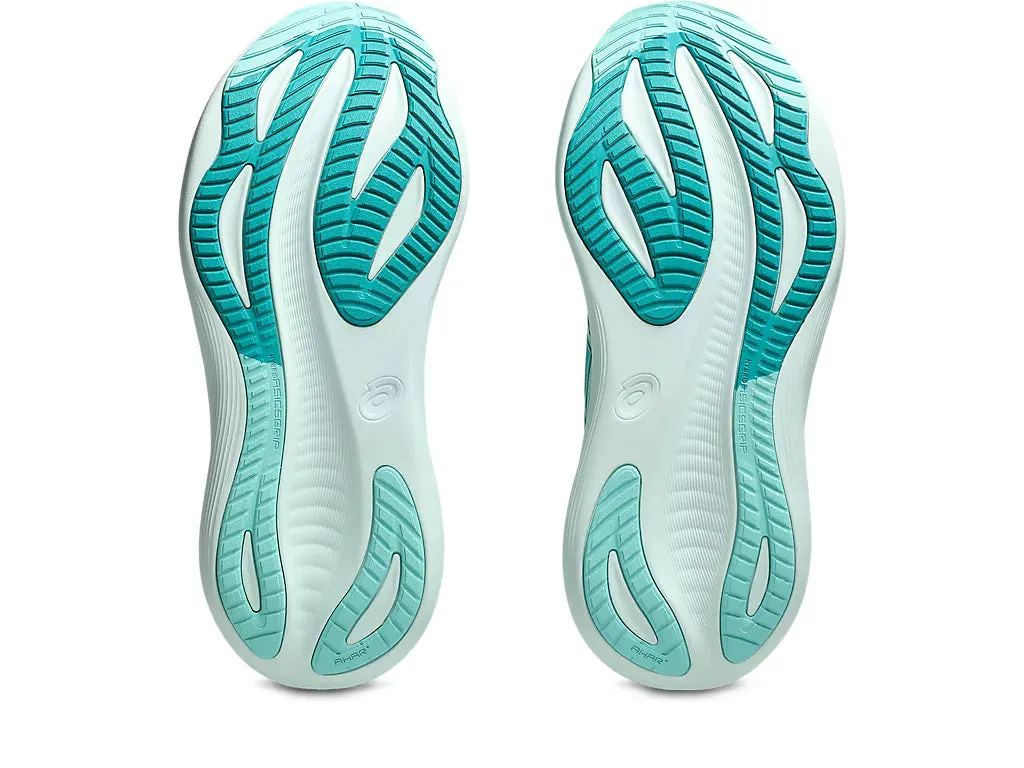 Asics Women's GEL-NIMBUS 27 Running Shoes in Wave Teal/Illuminate Mint