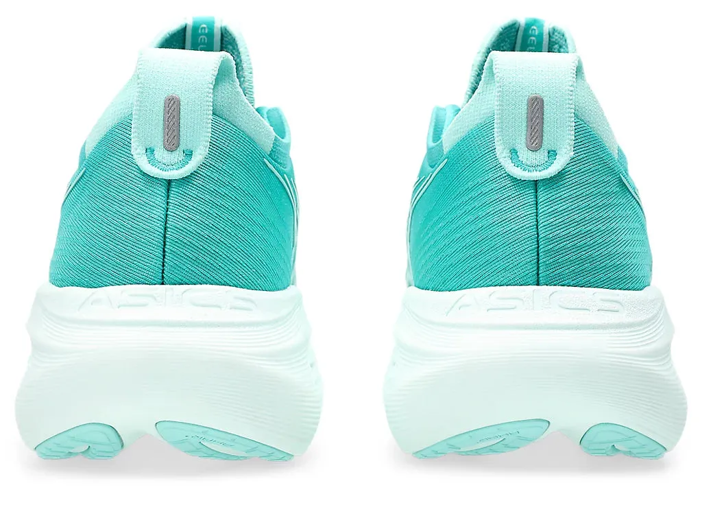 Asics Women's GEL-NIMBUS 27 Running Shoes in Wave Teal/Illuminate Mint