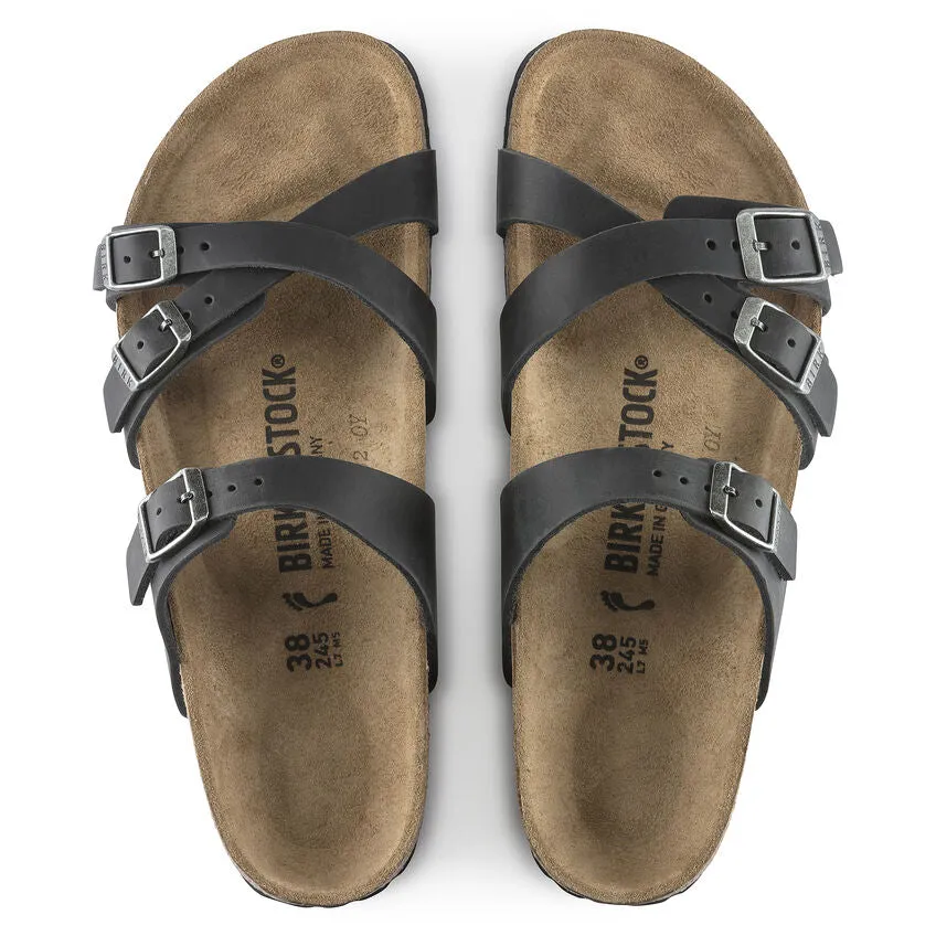 Birkenstock Franca Oiled Leather Black 1021112