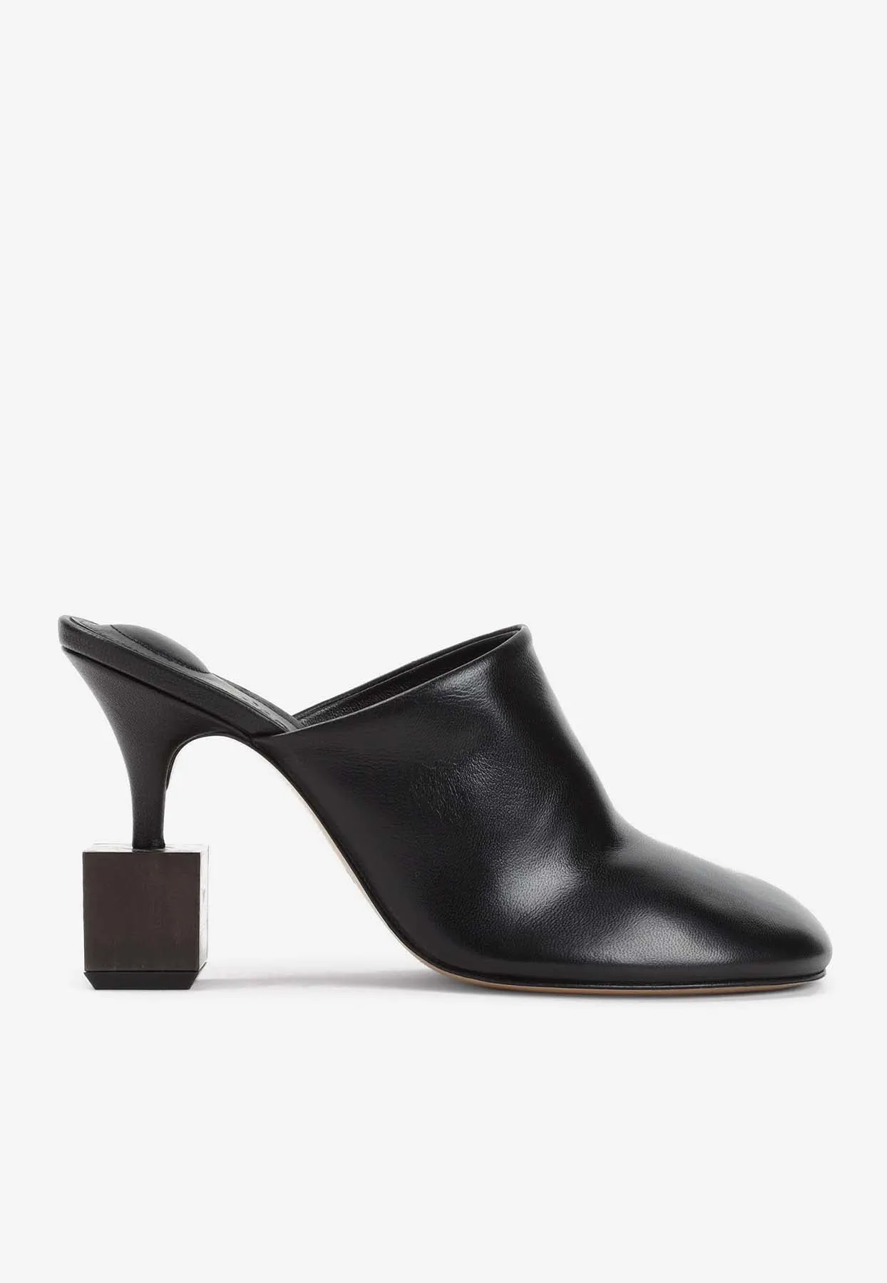 Bisou 90 Nappa Leather Mules