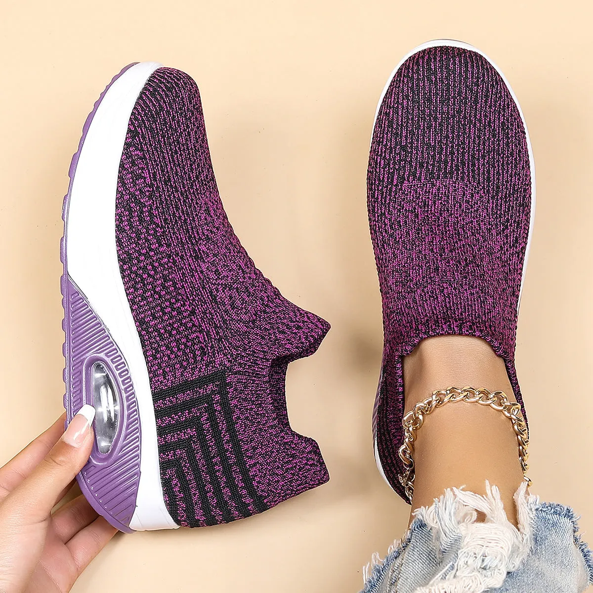 Breathable Women's Air Cushion Orthopedic Sneakers