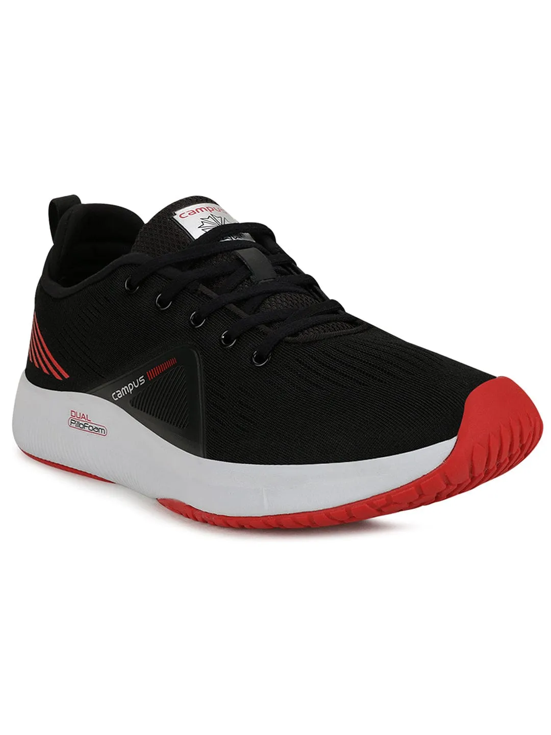 COSMOS Black Men's Running Shoes