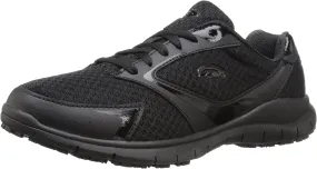 Dr. Scholl's Inhale Black Lace Up Rounded Toe Breathable Mesh Low Top Sneakers