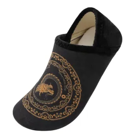 Dragon Design Diabetic Slippers – Slip On Comfort and Style