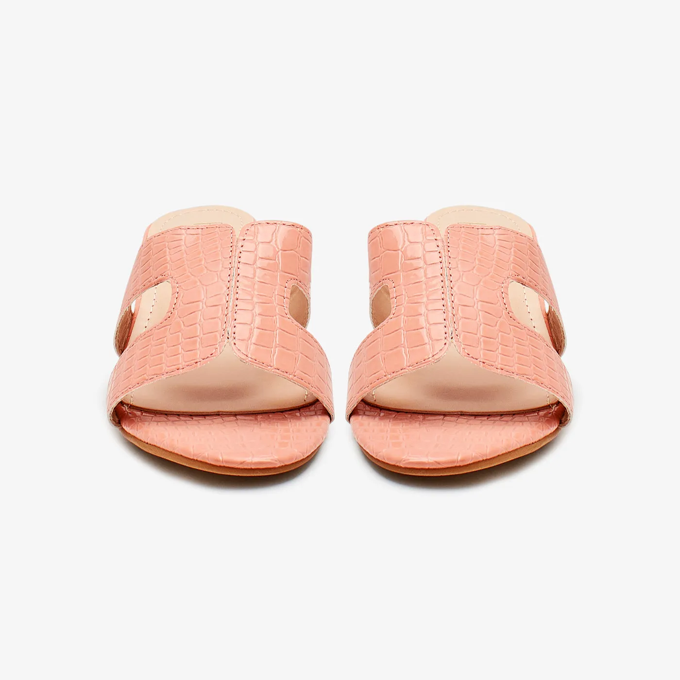 H-Strap Block Heels for Women