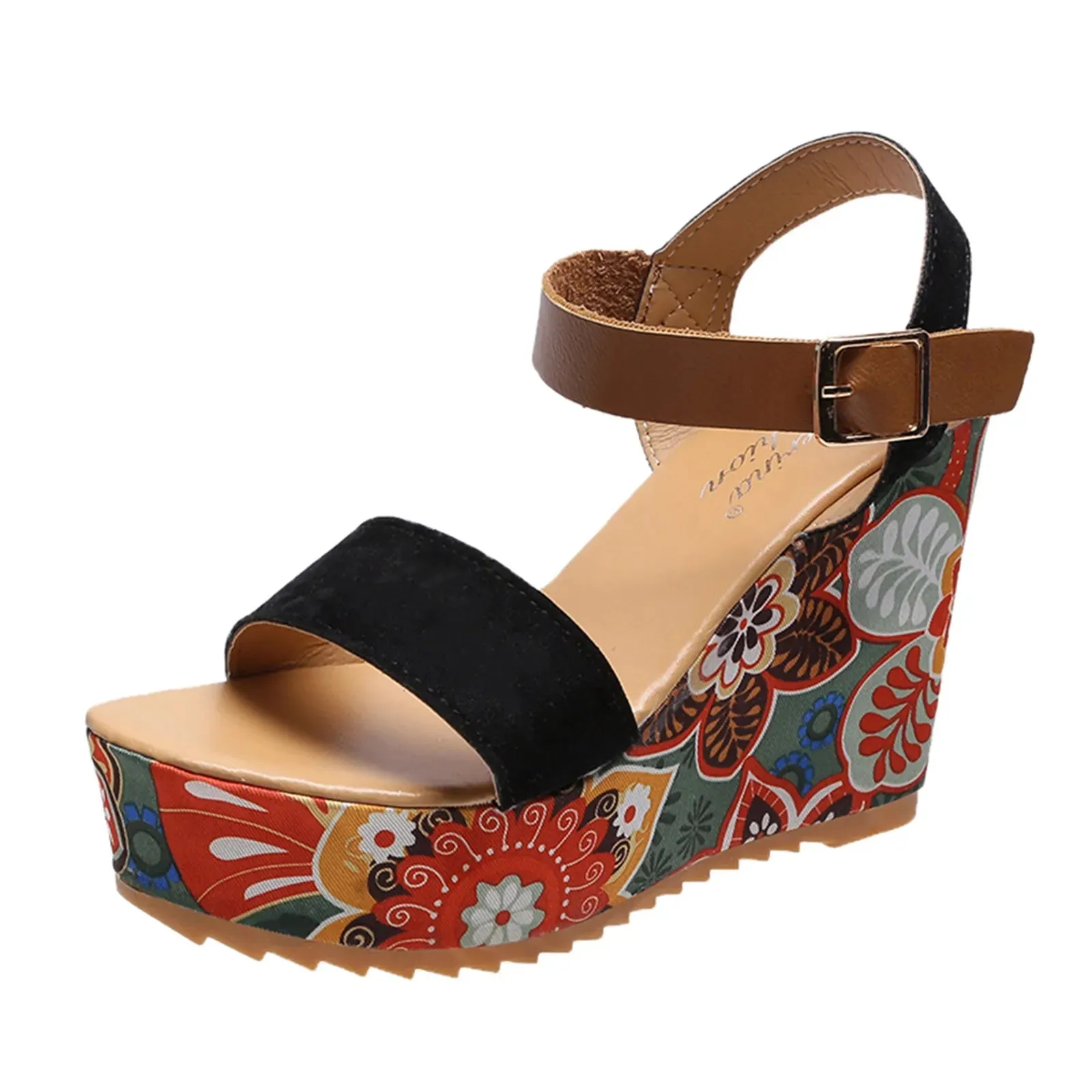 Heeled Sandals Summer Women - Elegant Platform Wedge Luxury Heels