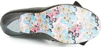 Irregular Choice Kanjanka Black Metallic shoe