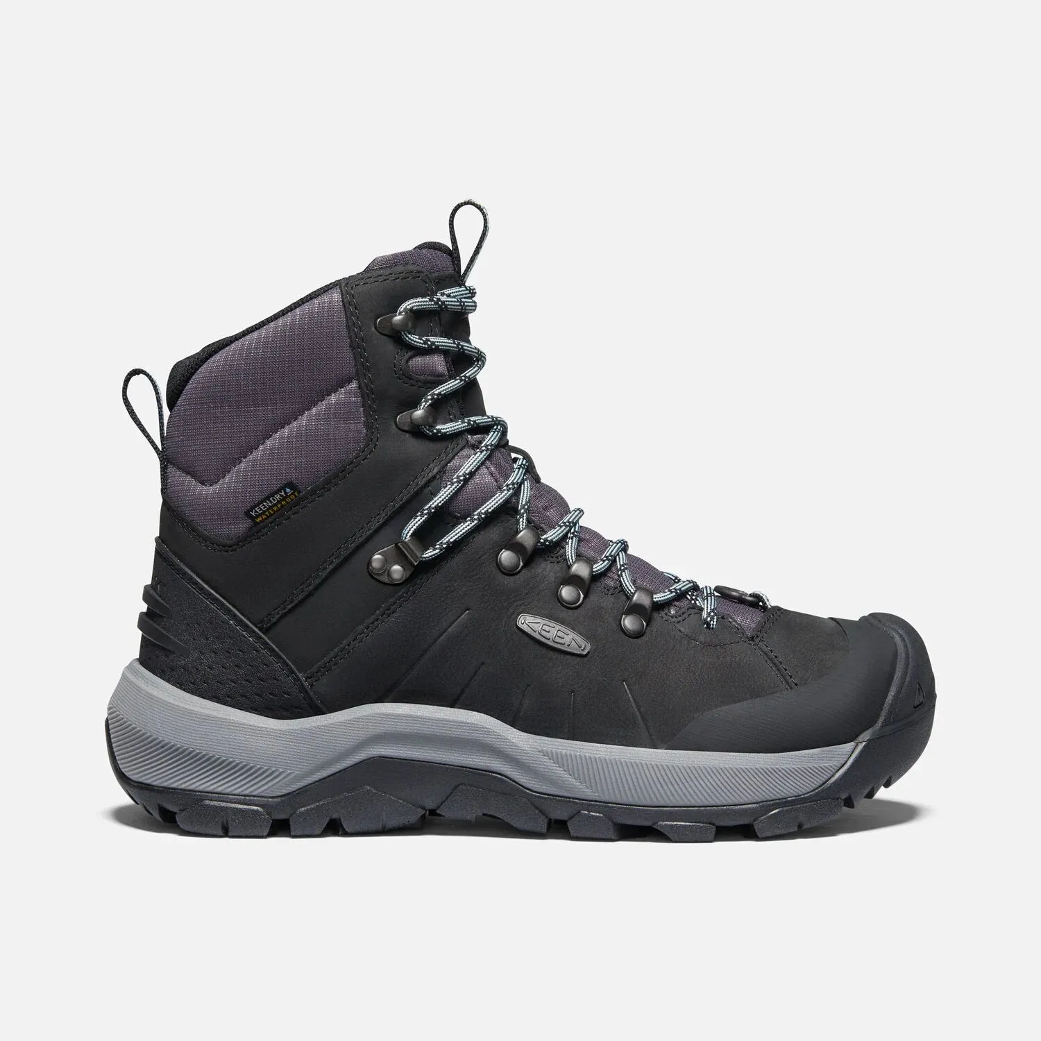 Keen - Women's Revel IV Mid Polar Winter Hiking Boots Black/Harbor Gray 1023631