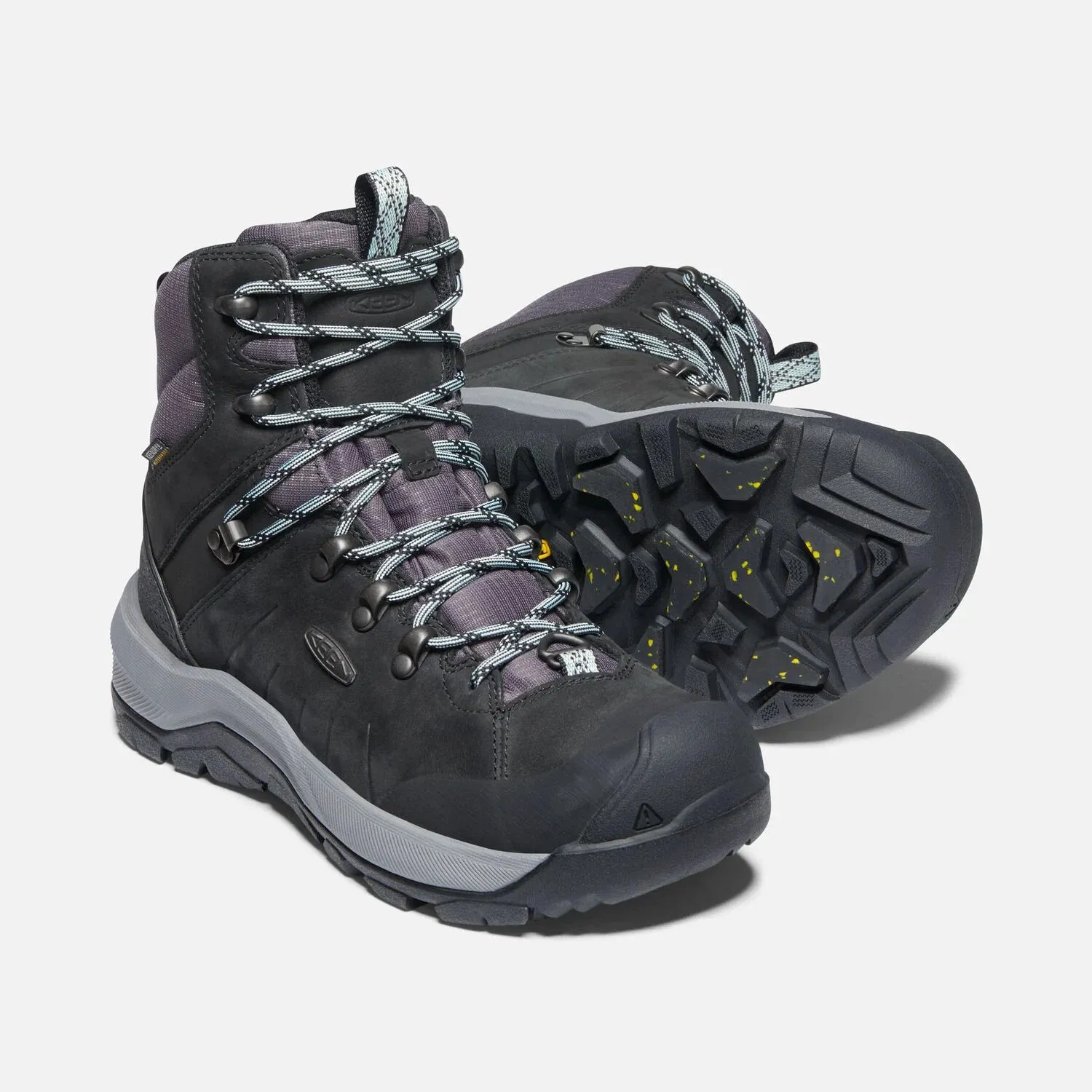 Keen - Women's Revel IV Mid Polar Winter Hiking Boots Black/Harbor Gray 1023631