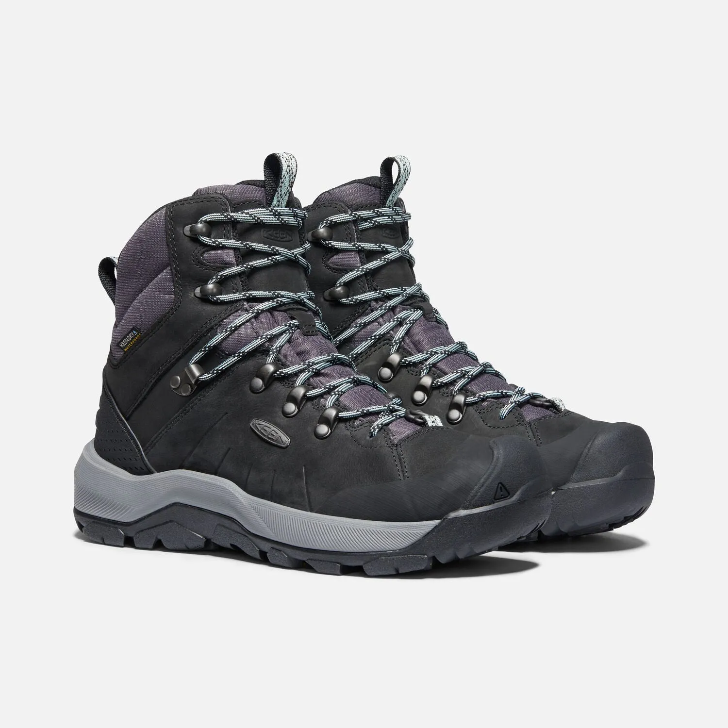 Keen - Women's Revel IV Mid Polar Winter Hiking Boots Black/Harbor Gray 1023631