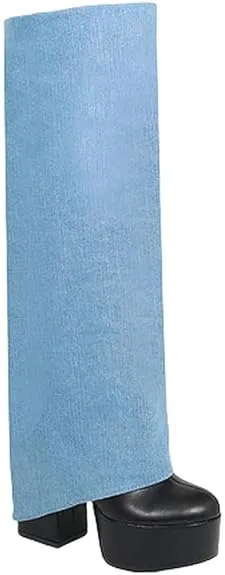Knee High Fold Over Boots Roy-2 Liliana