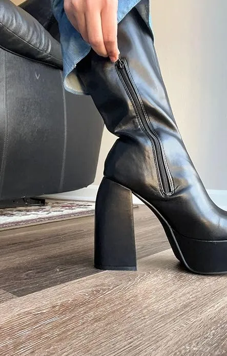 Knee High Fold Over Boots Roy-2 Liliana