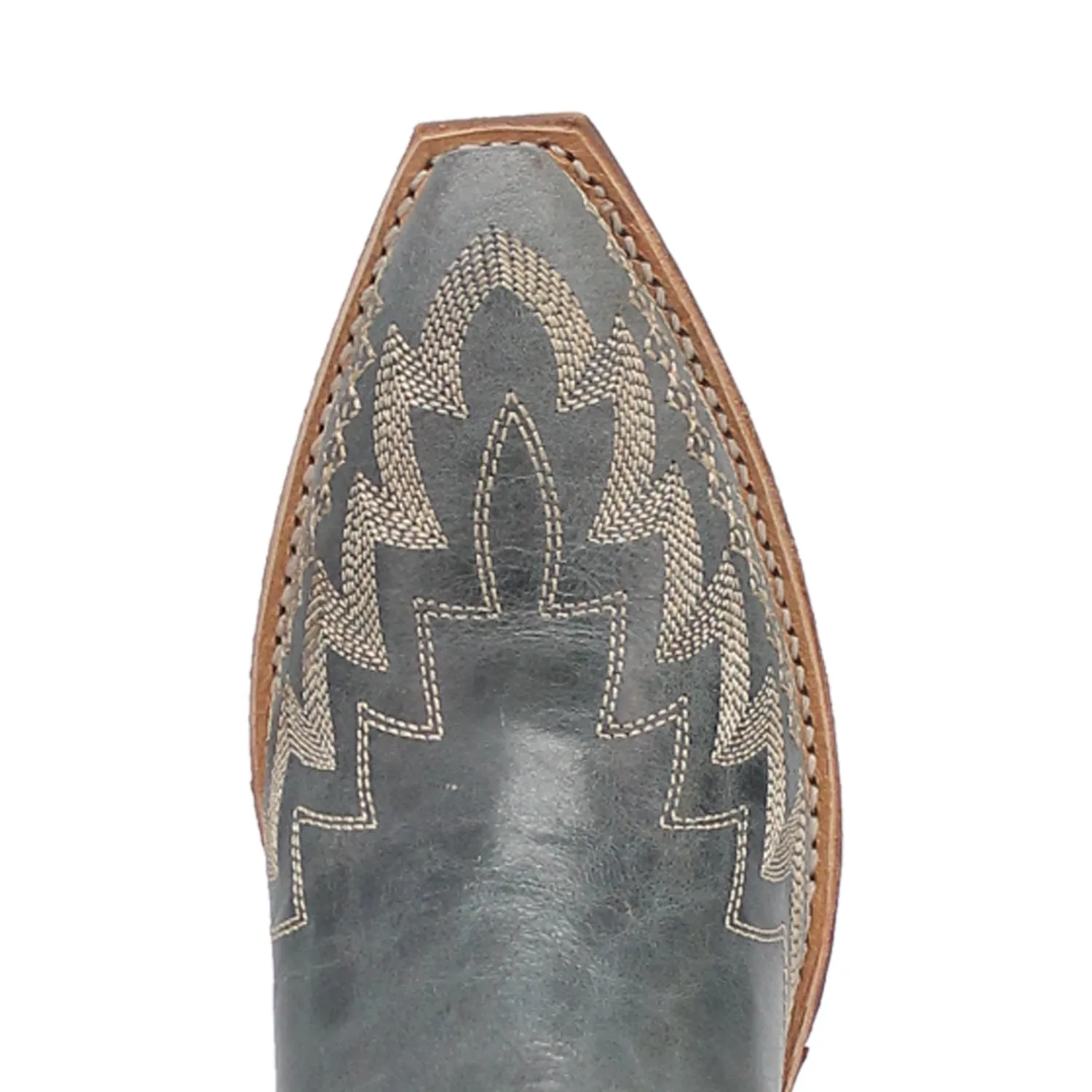 Laredo Womens Emmylee Blue Leather Cowboy Boots