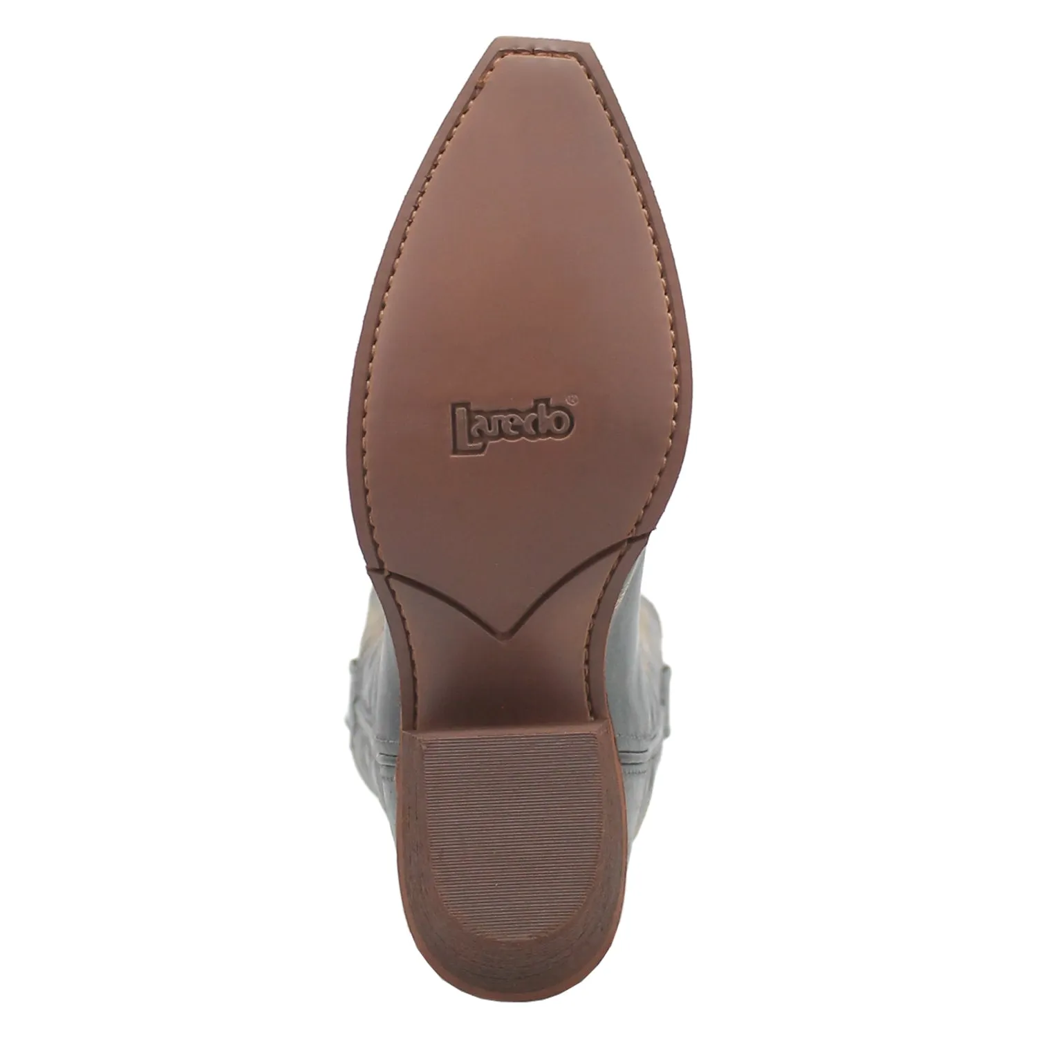 Laredo Womens Emmylee Blue Leather Cowboy Boots