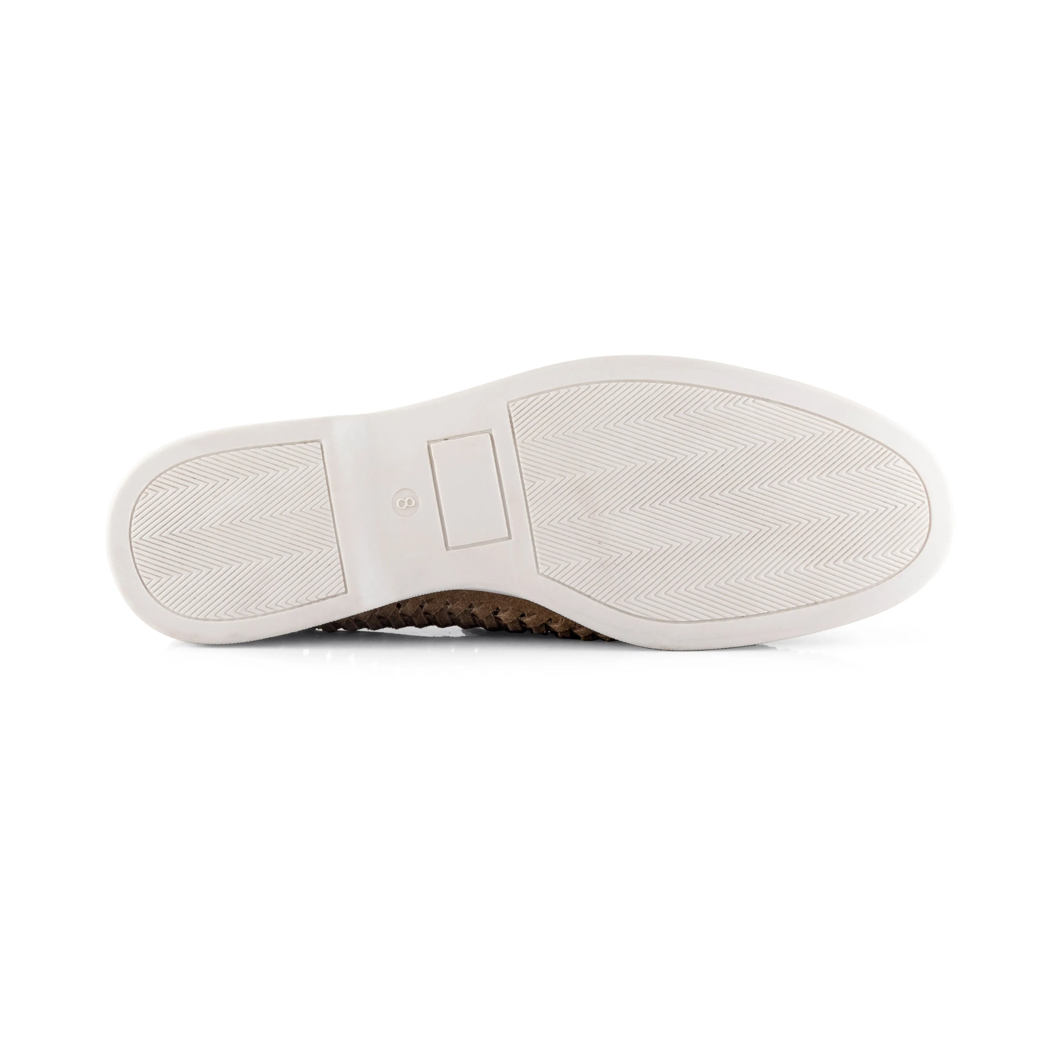 Perth Suede Leather Woven Loafer - Butter Brown