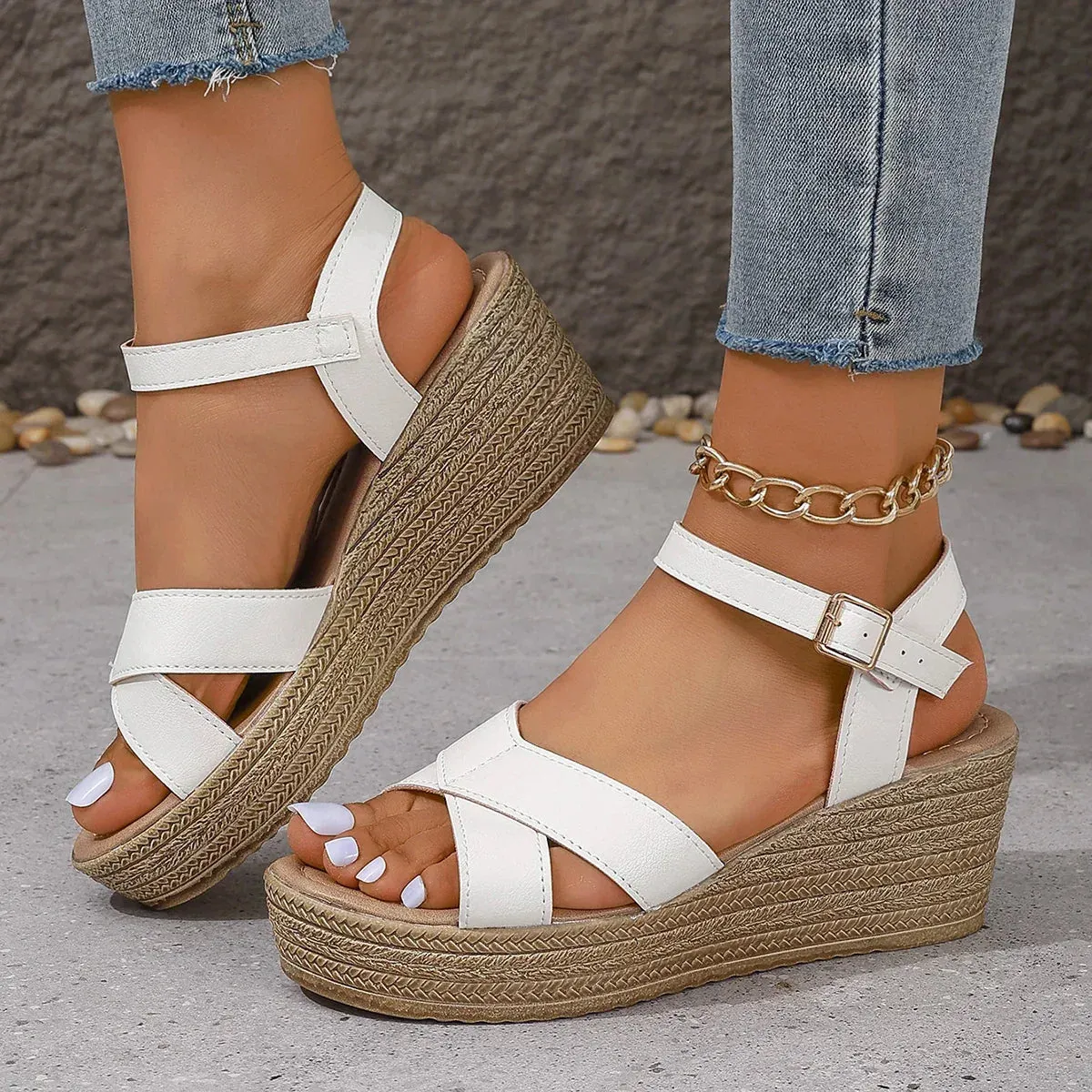 Sylis | Elegant Wedge Sandals