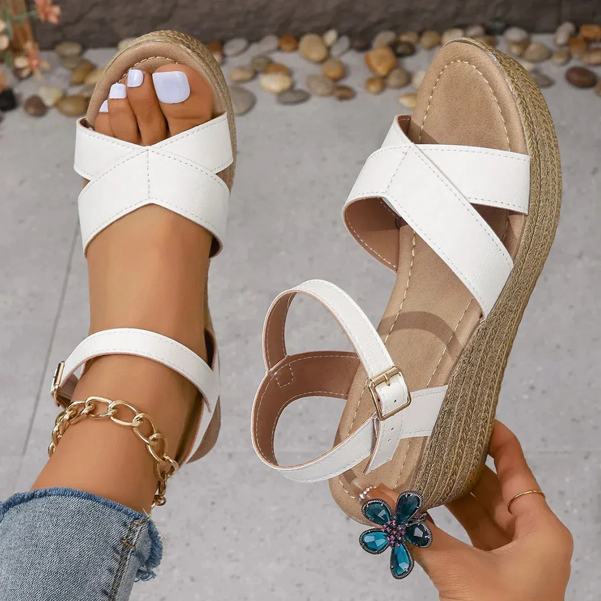 Sylis | Elegant Wedge Sandals