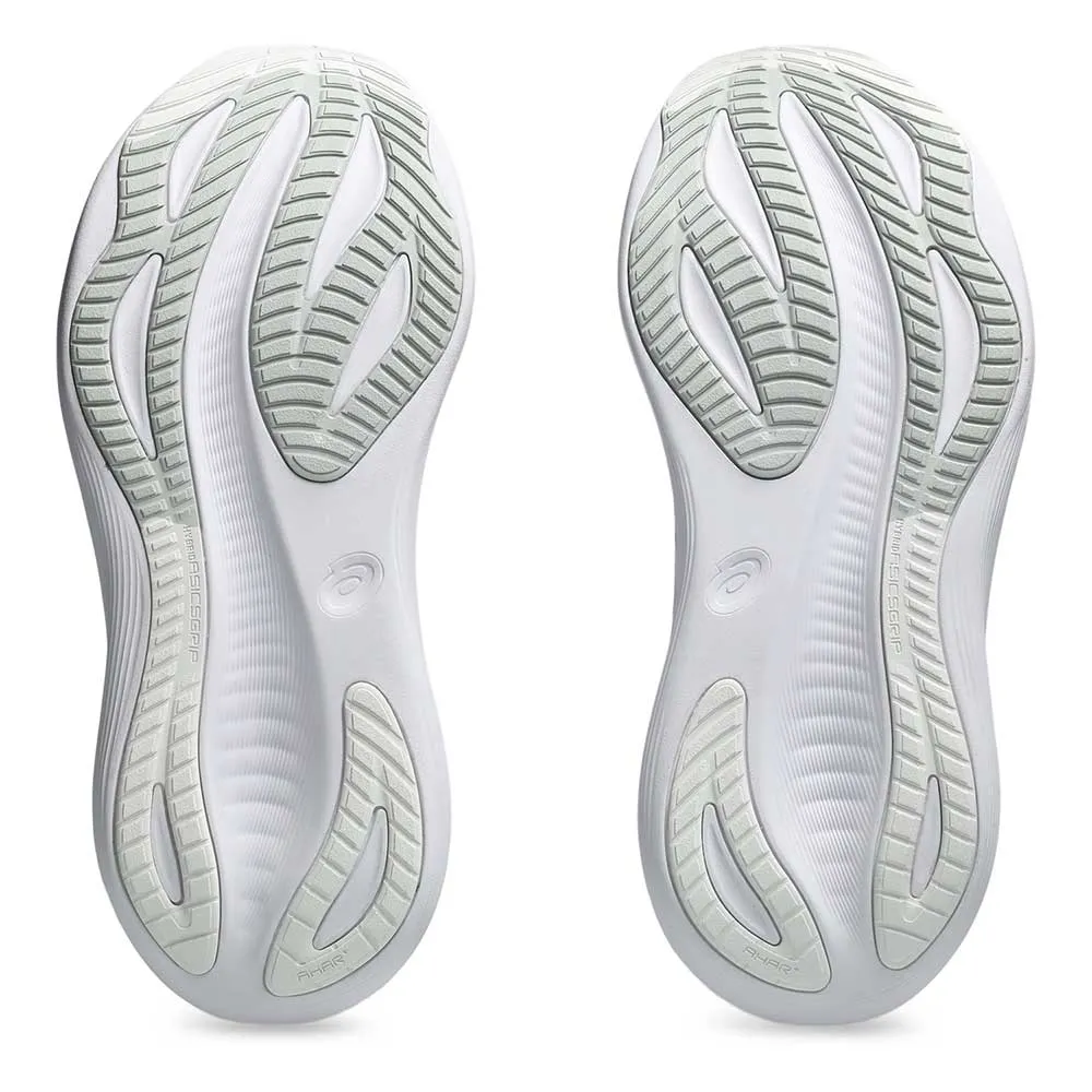 Women's Gel-Nimbus 27 Running Shoe - White/Glacier Grey - Regular (B)