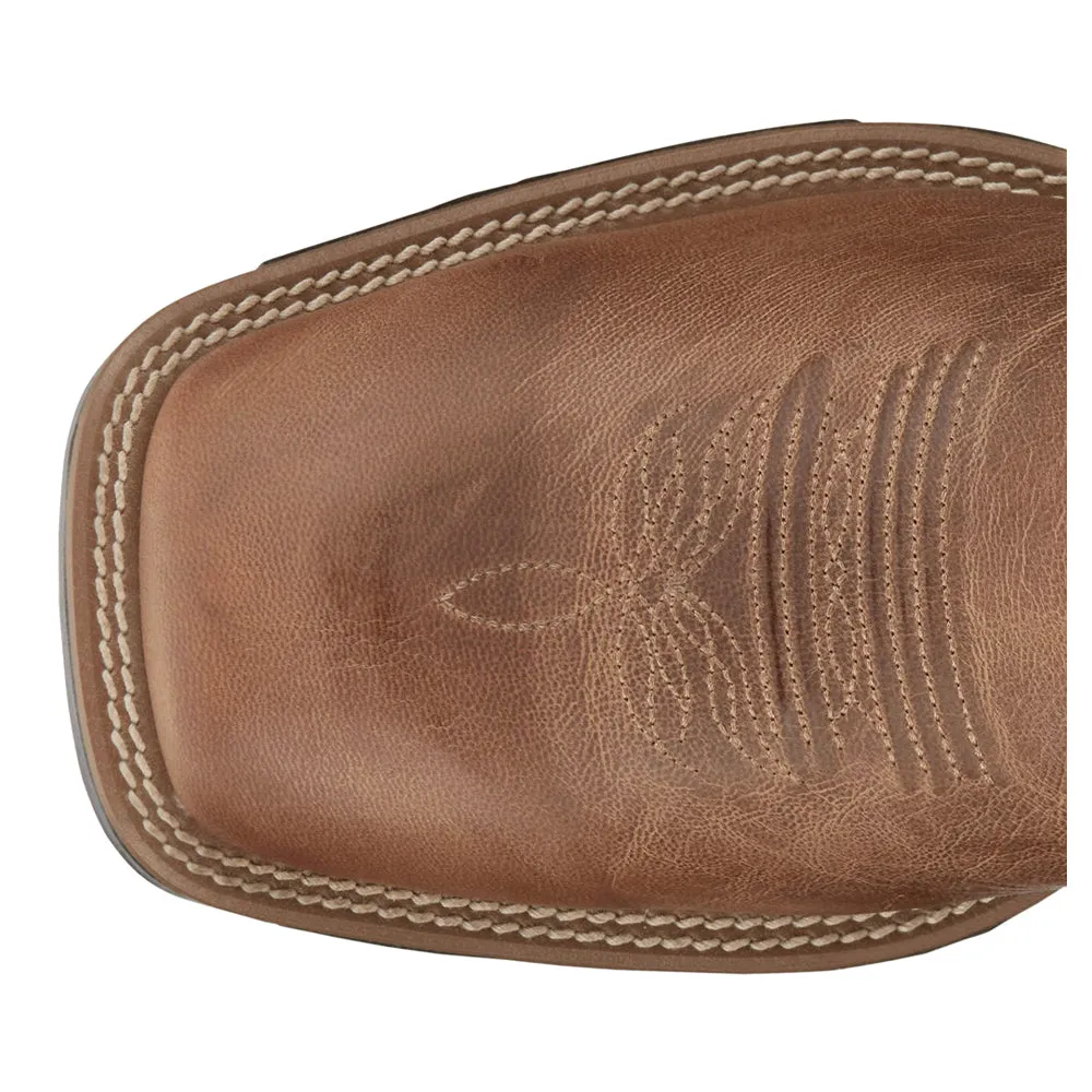 Zeke Wide Square Toe Cowboy Boots